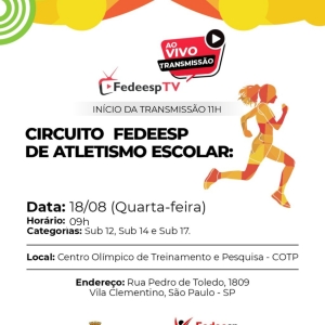Circuito Escolar revela novos talentos no atletismo